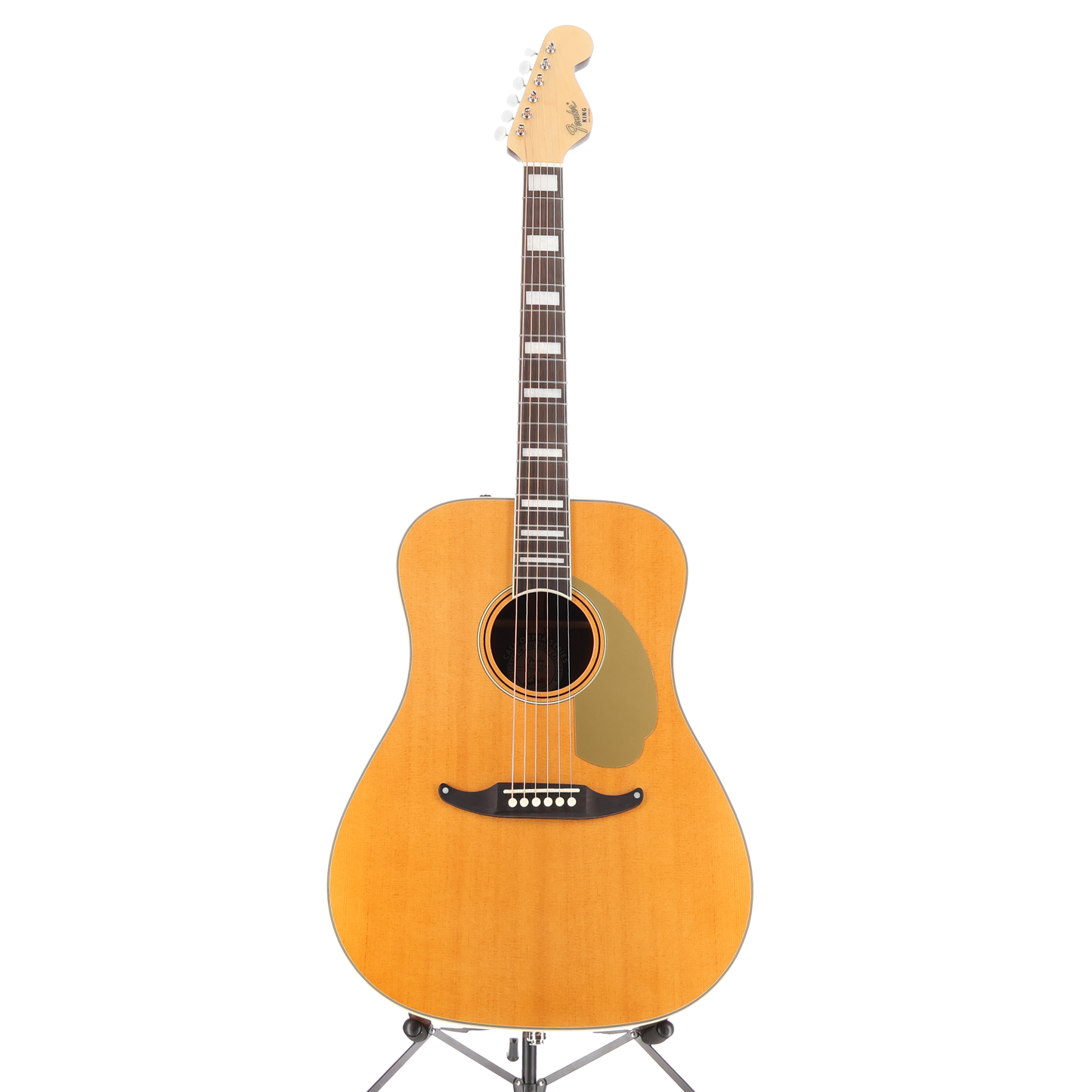 Fender California Vintage King Acoustic Electric Guitar WC/ Gold Pick guard Aged Natural (P) (03637)