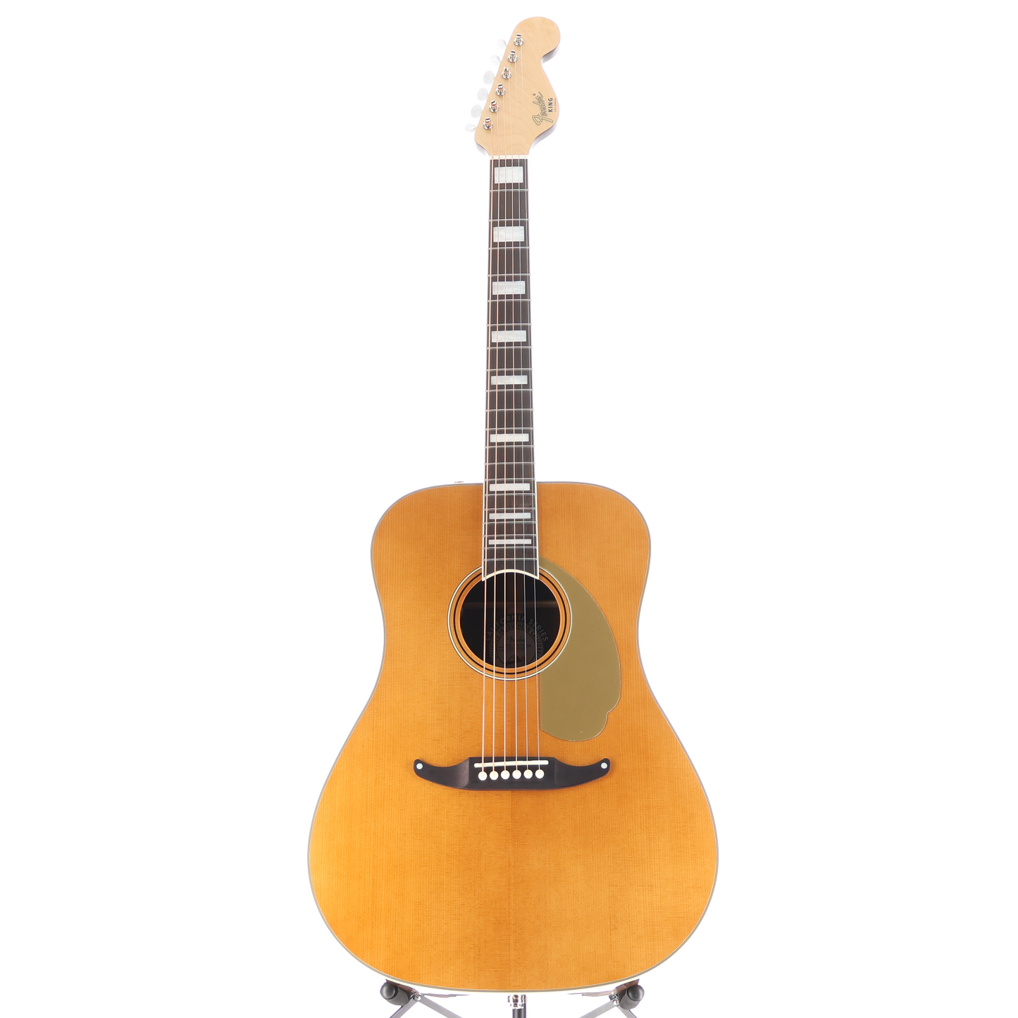 Fender California Vintage King with Case, Gold Pickguard, Aged Natural (P) (05387)