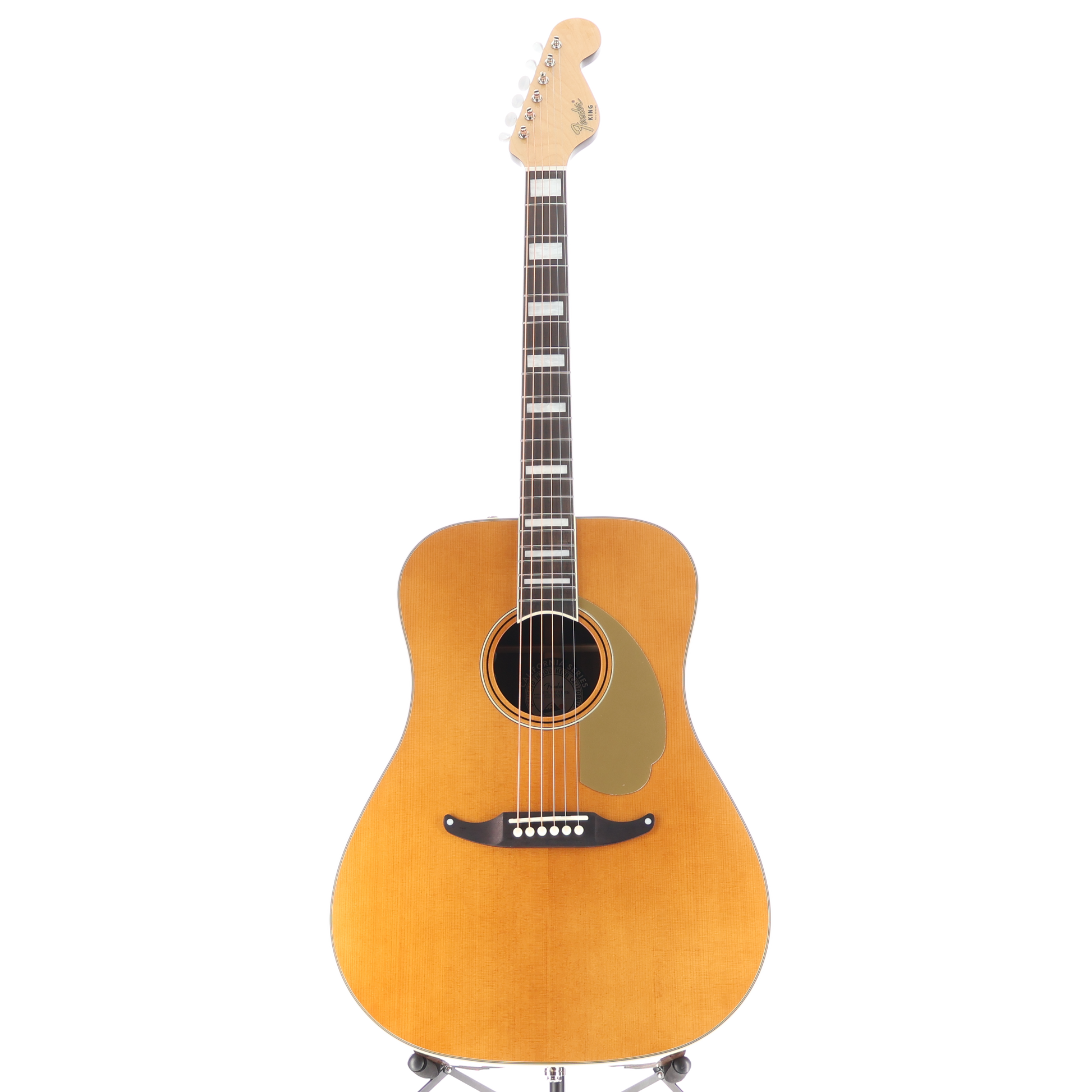 Fender California Vintage King with Case, Gold Pickguard, Aged Natural (P) (05387)
