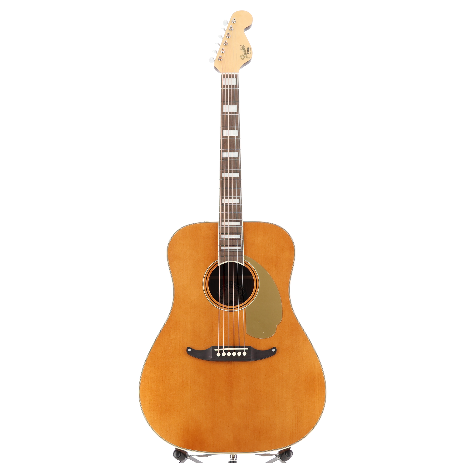 Fender California Vintage King with Case, Gold Pickguard, Aged Natural (V11) (03646)