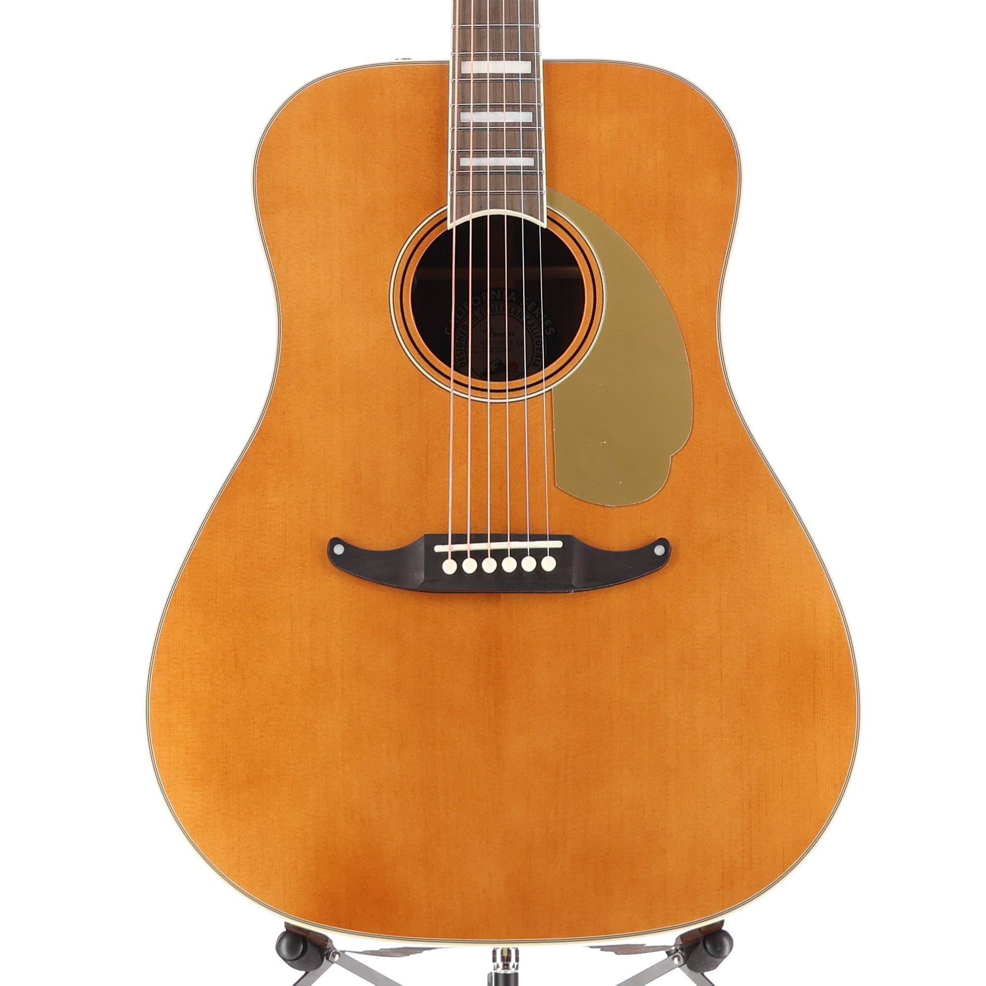 Fender California Vintage King with Case, Gold Pickguard, Aged Natural (V11) (03646)