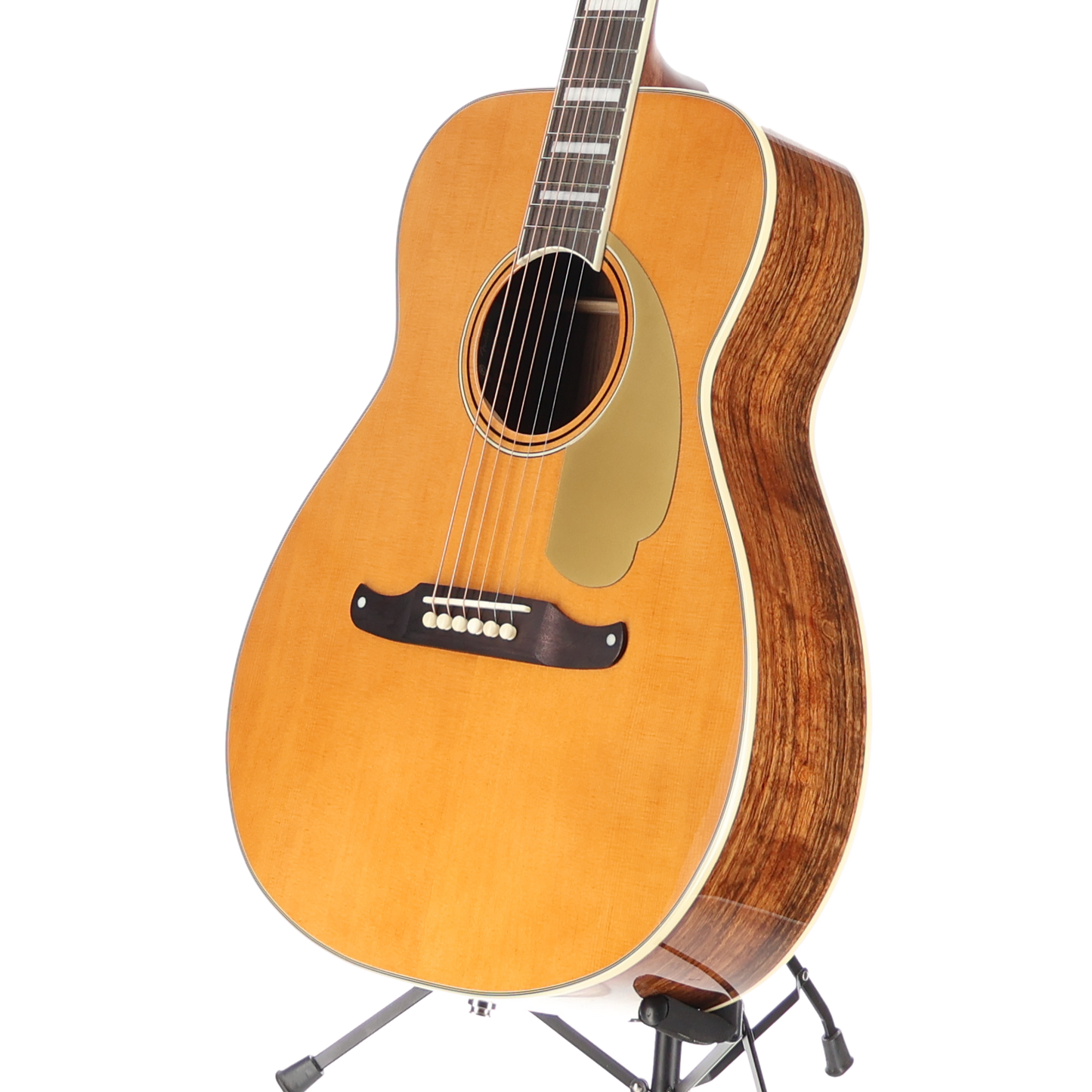 Fender California Vintage Malibu AE Guitar WC Gold Pickguard, Aged Natural (P) (08097)
