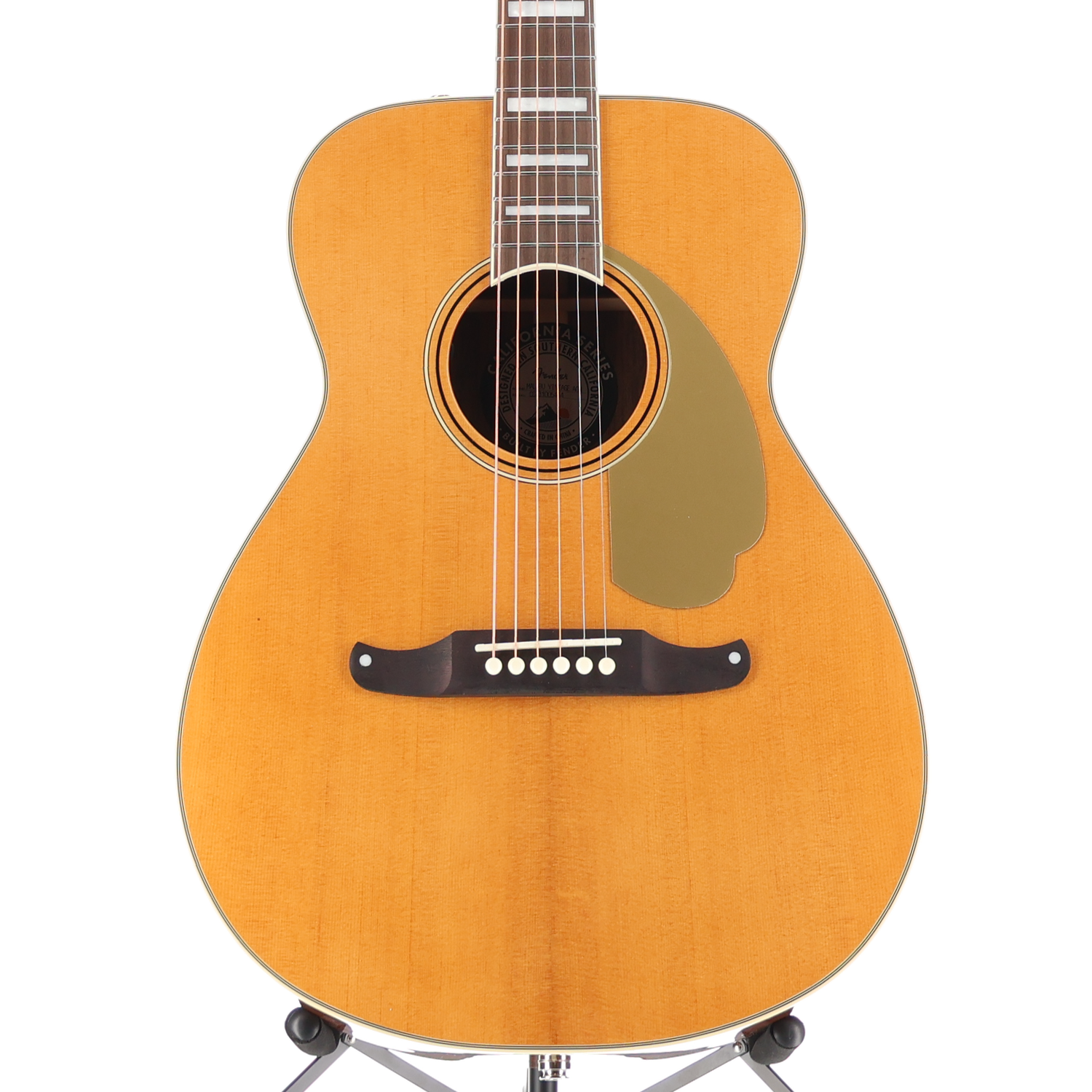 Fender California Vintage Malibu with Case, Gold Pickguard, Aged Natural (L11) (05414)