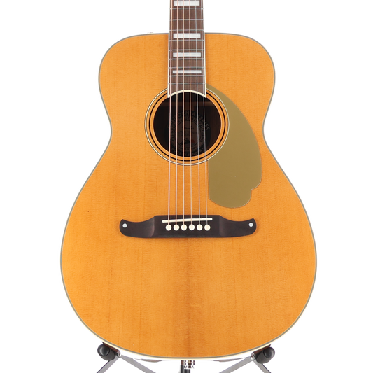 Fender California Vintage Malibu with Case, Gold Pickguard, Aged Natural (L11) (05414)