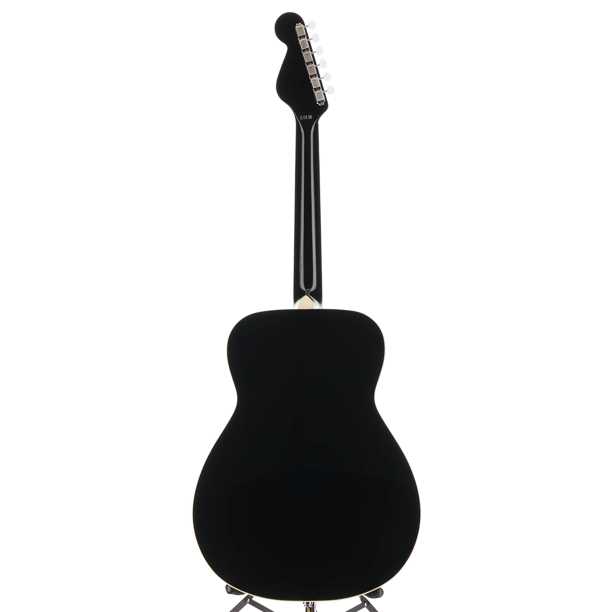 Fender California Vintage Malibu with Case, Gold Pickguard, Black, Fully Tested (F7) (05420)
