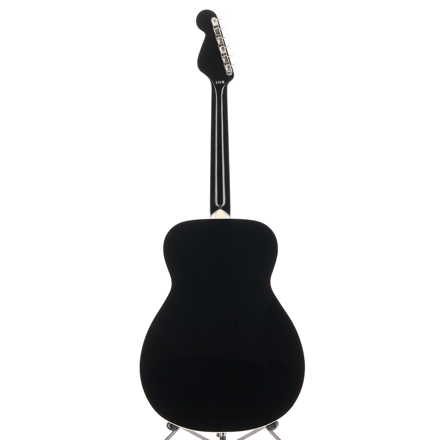Fender California Vintage Malibu with Case, Gold Pickguard, Black, Fully Tested (N11) (03815)