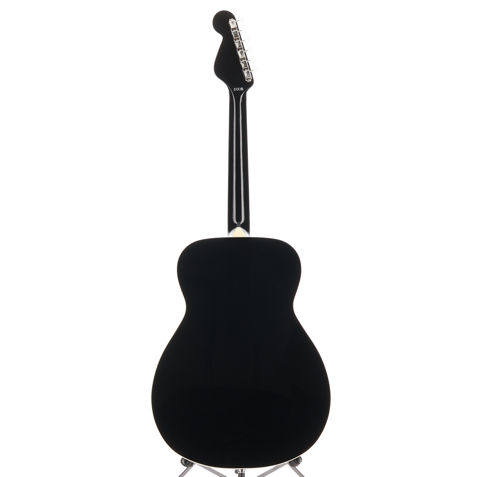 Fender California Vintage Malibu with Case, Gold Pickguard, Black, Fully Tested (N11) (03815)