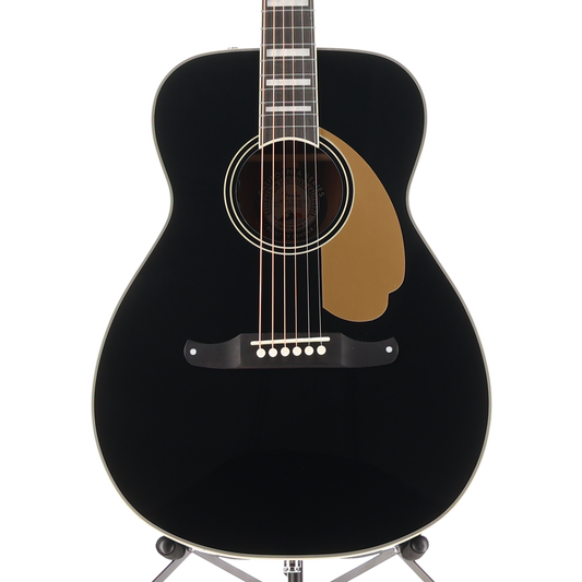 Fender California Vintage Malibu with Case, Gold Pickguard, Black, Fully Tested (N11) (03815)