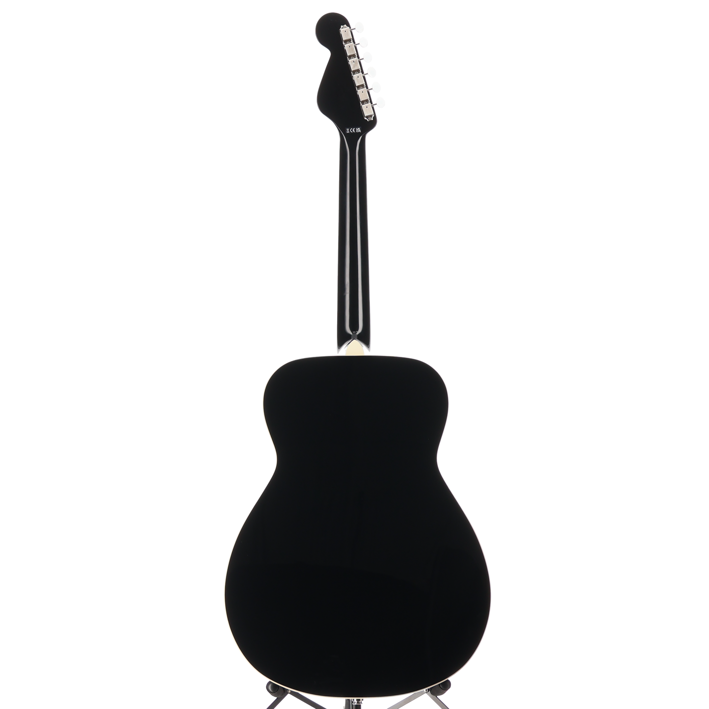 Fender California Vintage Malibu with Case, Gold Pickguard, Black, Fully Tested (R9) (04827)