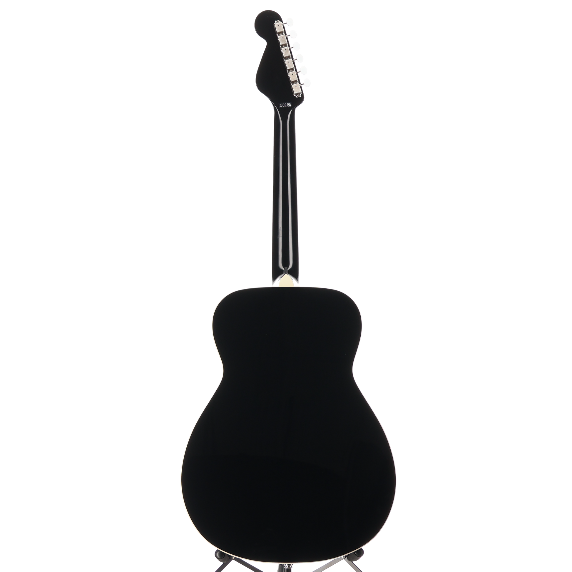 Fender California Vintage Malibu with Case, Gold Pickguard, Black, Fully Tested (R9) (04827)