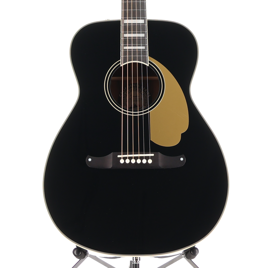 Fender California Vintage Malibu with Case, Gold Pickguard, Black, Fully Tested (R9) (04827)