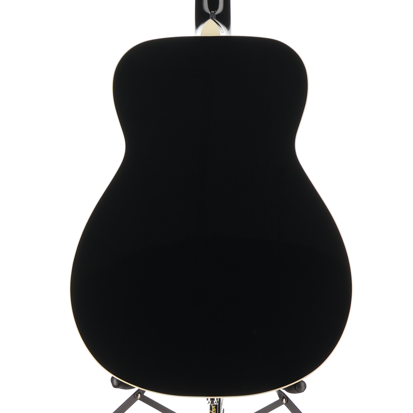 Fender California Vintage Malibu with Case, Gold Pickguard, Matching Headstock, Black (F7) (05420)