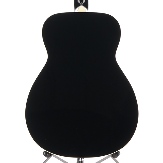 Fender California Vintage Malibu with Case, Gold Pickguard, Matching Headstock, Black (P11) (03622)