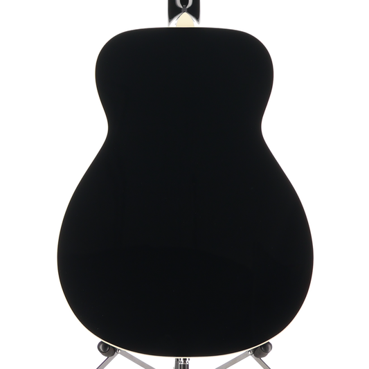 Fender California Vintage Malibu with Case, Gold Pickguard, Matching Headstock, Black (P11) (03622)