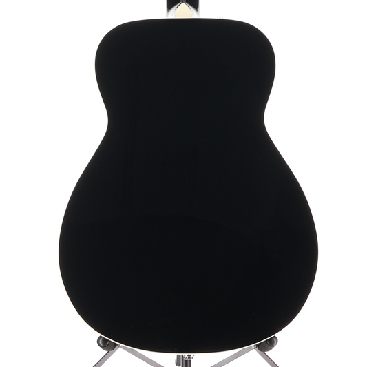 Fender California Vintage Malibu with Case, Gold Pickguard, Matching Headstock, Black (RC1) (03825)