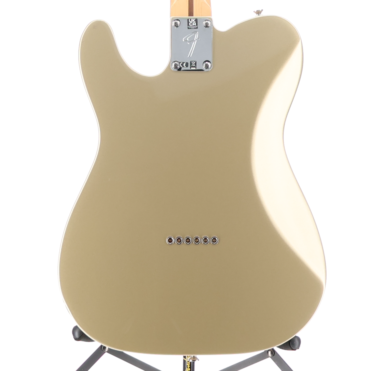 Fender Chris Shiflett Telecaster Deluxe, Shoreline Gold, Professional Setup (F9) (36046)