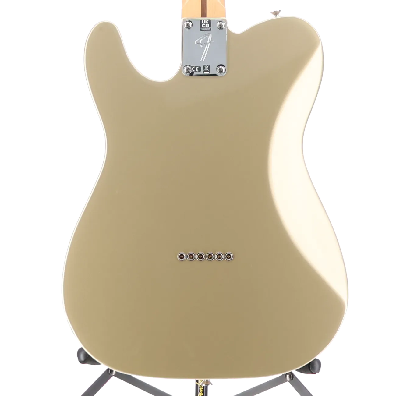 Fender Chris Shiflett Telecaster Deluxe, Shoreline Gold, Professional Setup (F9) (36046)
