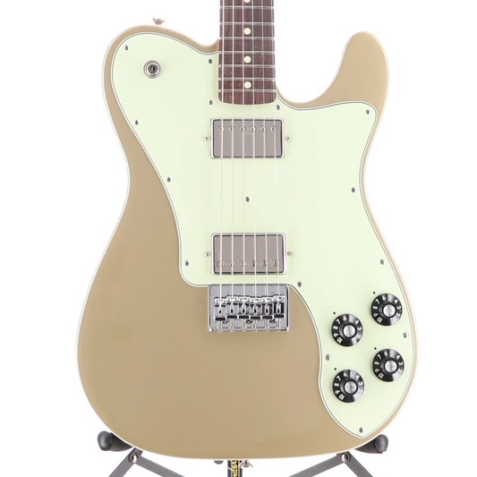 Fender Chris Shiflett Telecaster Deluxe, Shoreline Gold, Professional Setup (F9) (36046)