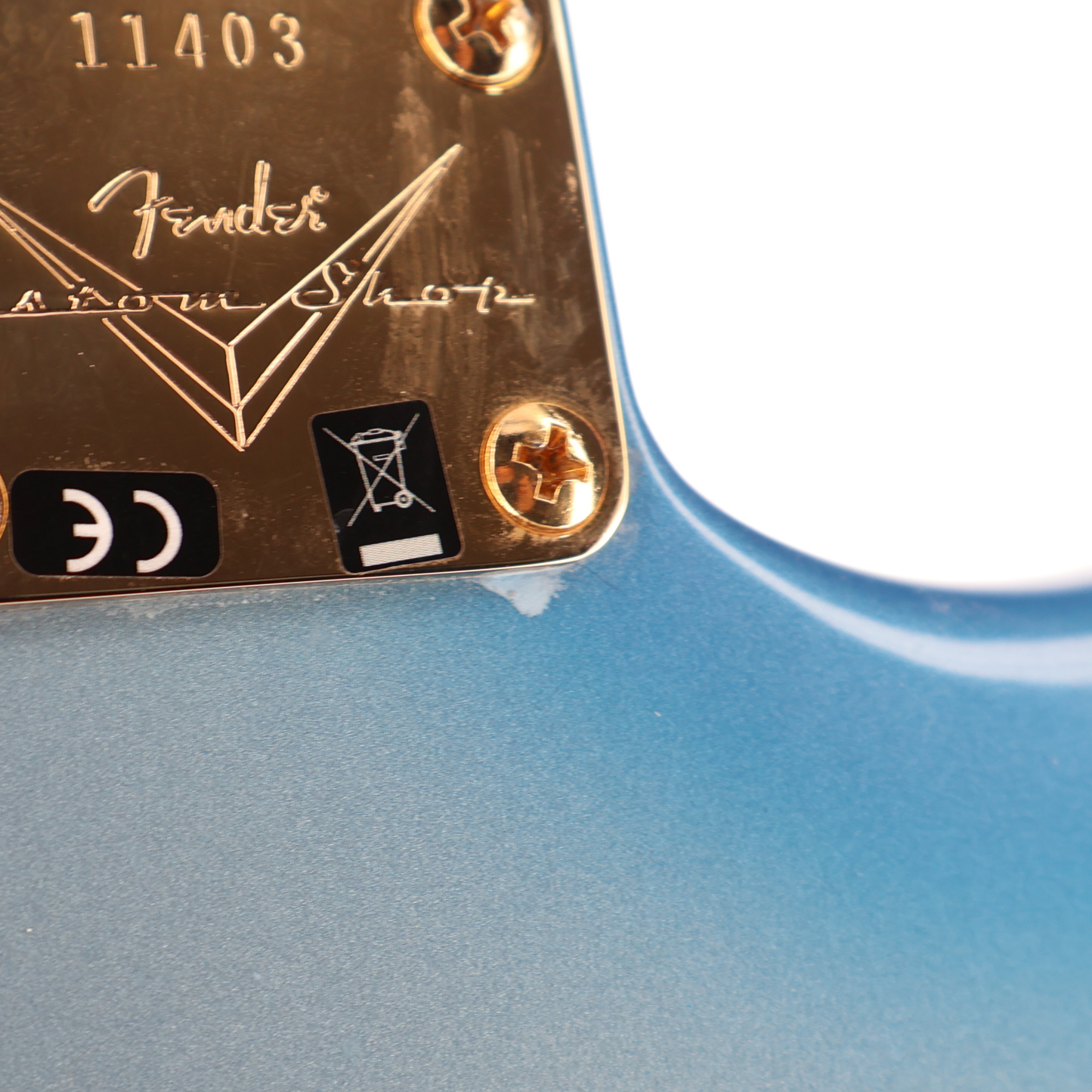 Fender Custom Shop Left Handed Custom Shop Custom Elite Stratocaster Sky Burst Metallic (D13) (10403)