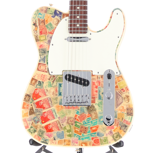 Fender Custom Shop World Stamp Collection Telecaster Electric Guitar - China Stamps (BB3) (31907)