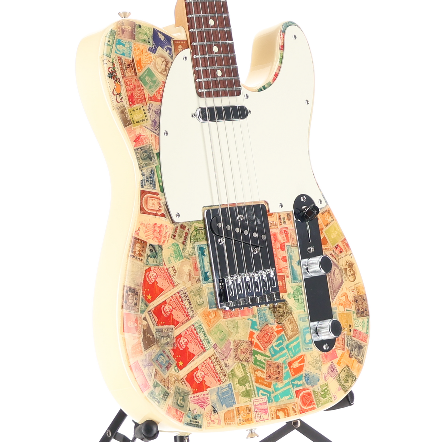 Fender Custom Shop World Stamp Collection Telecaster Electric Guitar - China Stamps, Limited Run (BB3) (31907)