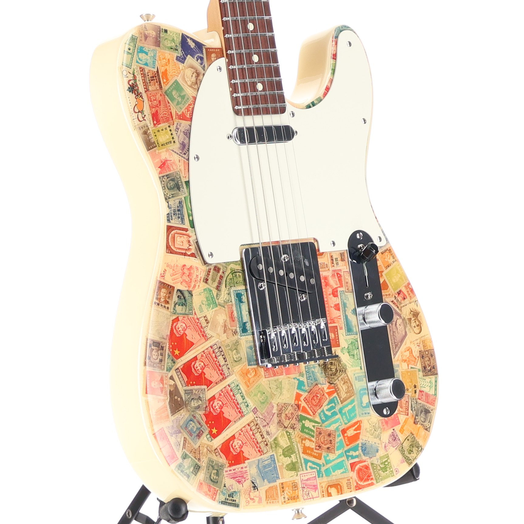 Fender Custom Shop World Stamp Collection Telecaster Electric Guitar - China Stamps, Limited Run (BB3) (31907)