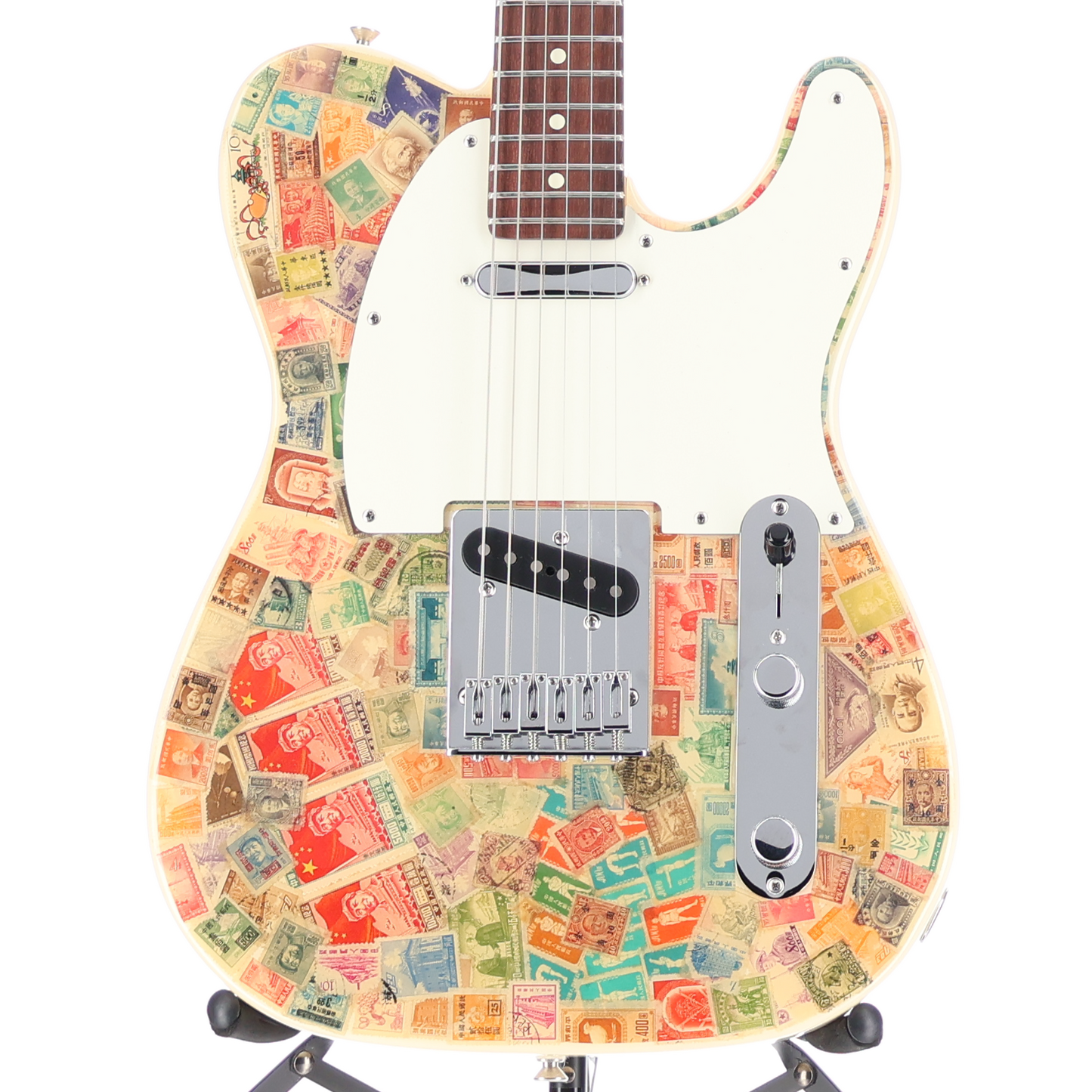 Fender Custom Shop World Stamp Collection Telecaster Electric Guitar - China Stamps, Limited Run (BB3) (31907)