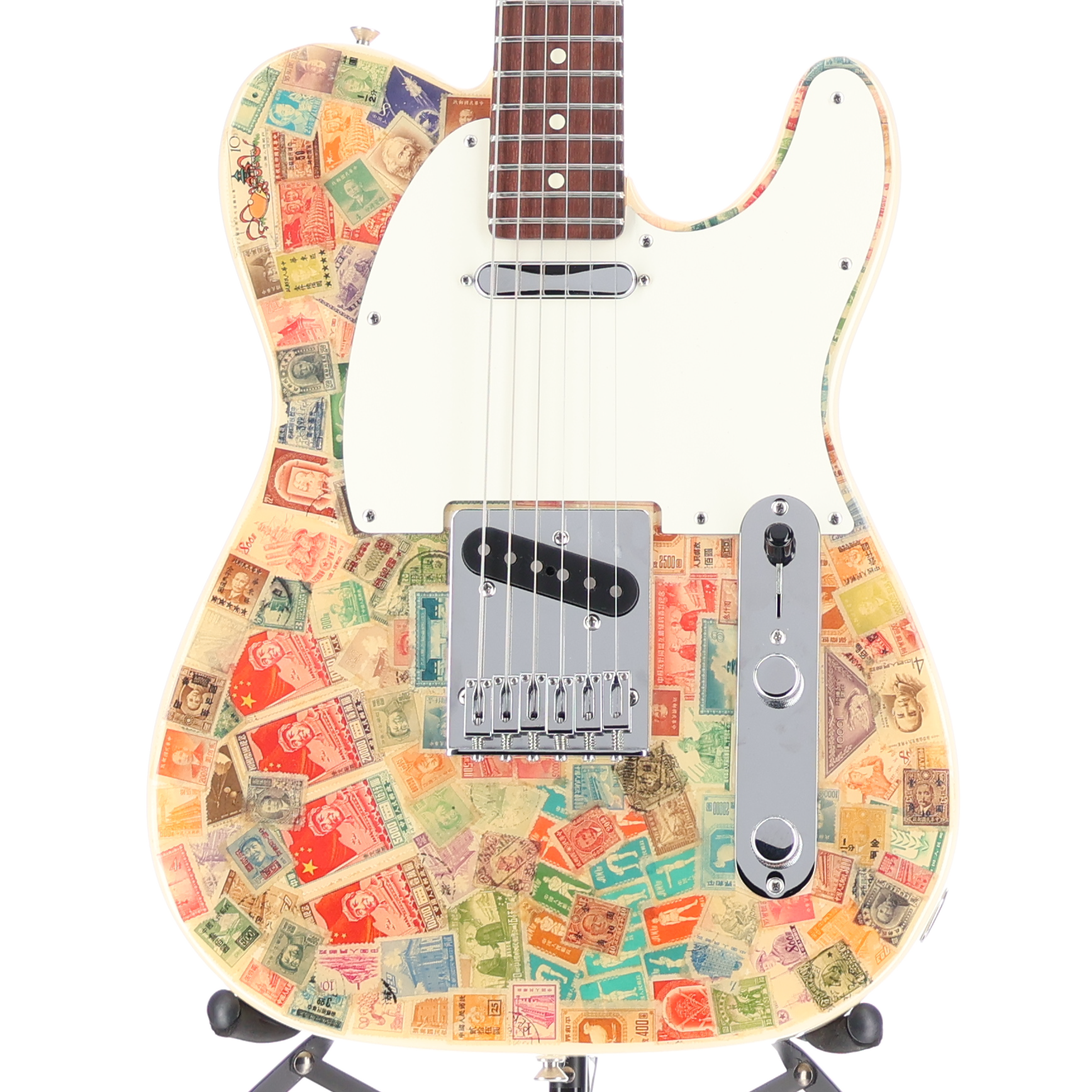 Fender Custom Shop World Stamp Collection Telecaster Electric Guitar - China Stamps, Limited Run (BB3) (31907)