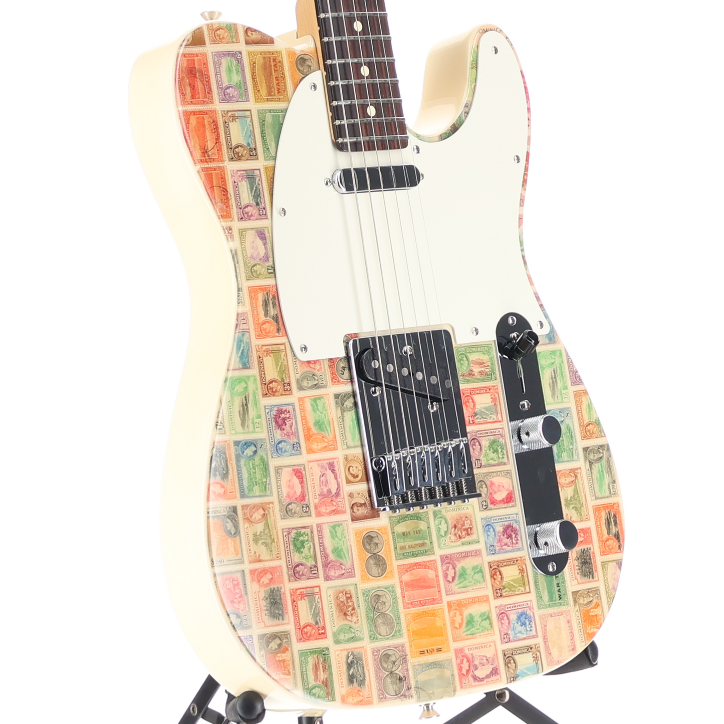 Fender Custom Shop World Stamp Collection Telecaster Electric Guitar - Commonwealth of Dominica (BB10) (69827)