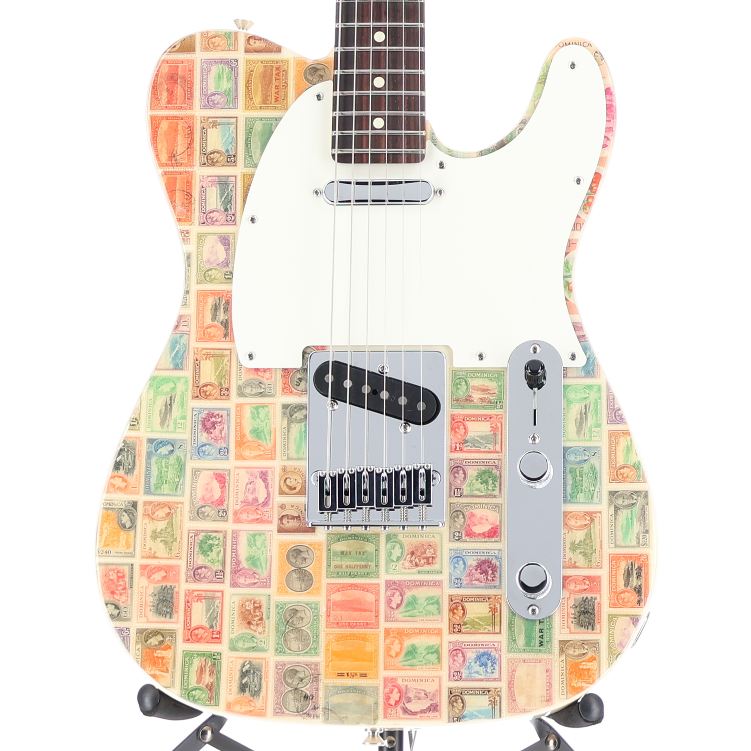 Fender Custom Shop World Stamp Collection Telecaster Electric Guitar - Commonwealth of Dominica (BB10) (69827)