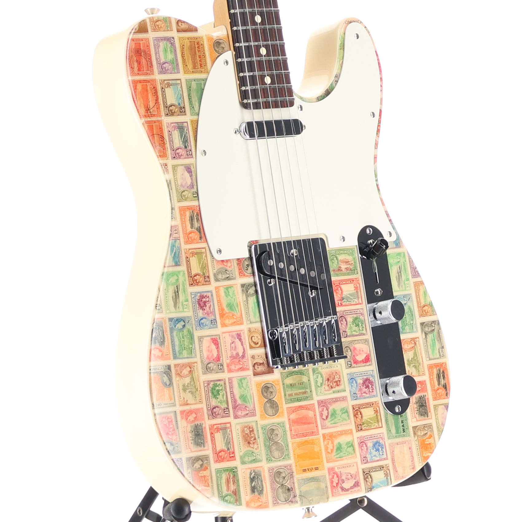 Fender Custom Shop World Stamp Collection Telecaster Electric Guitar - Commonwealth of Dominica, Limited Run (BB10) (69827)