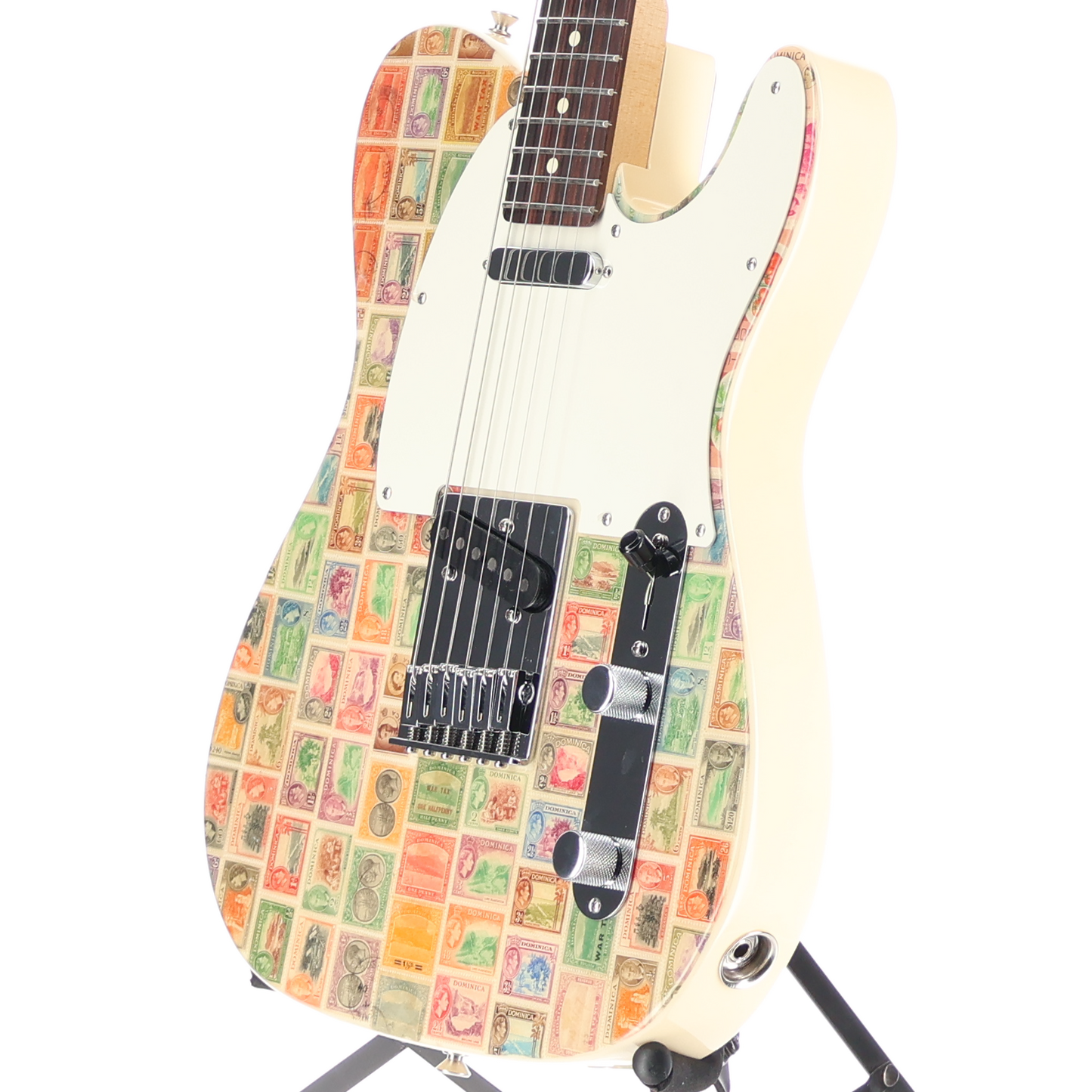 Fender Custom Shop World Stamp Collection Telecaster Electric Guitar - Commonwealth of Dominica, Limited Run (BB10) (69827)