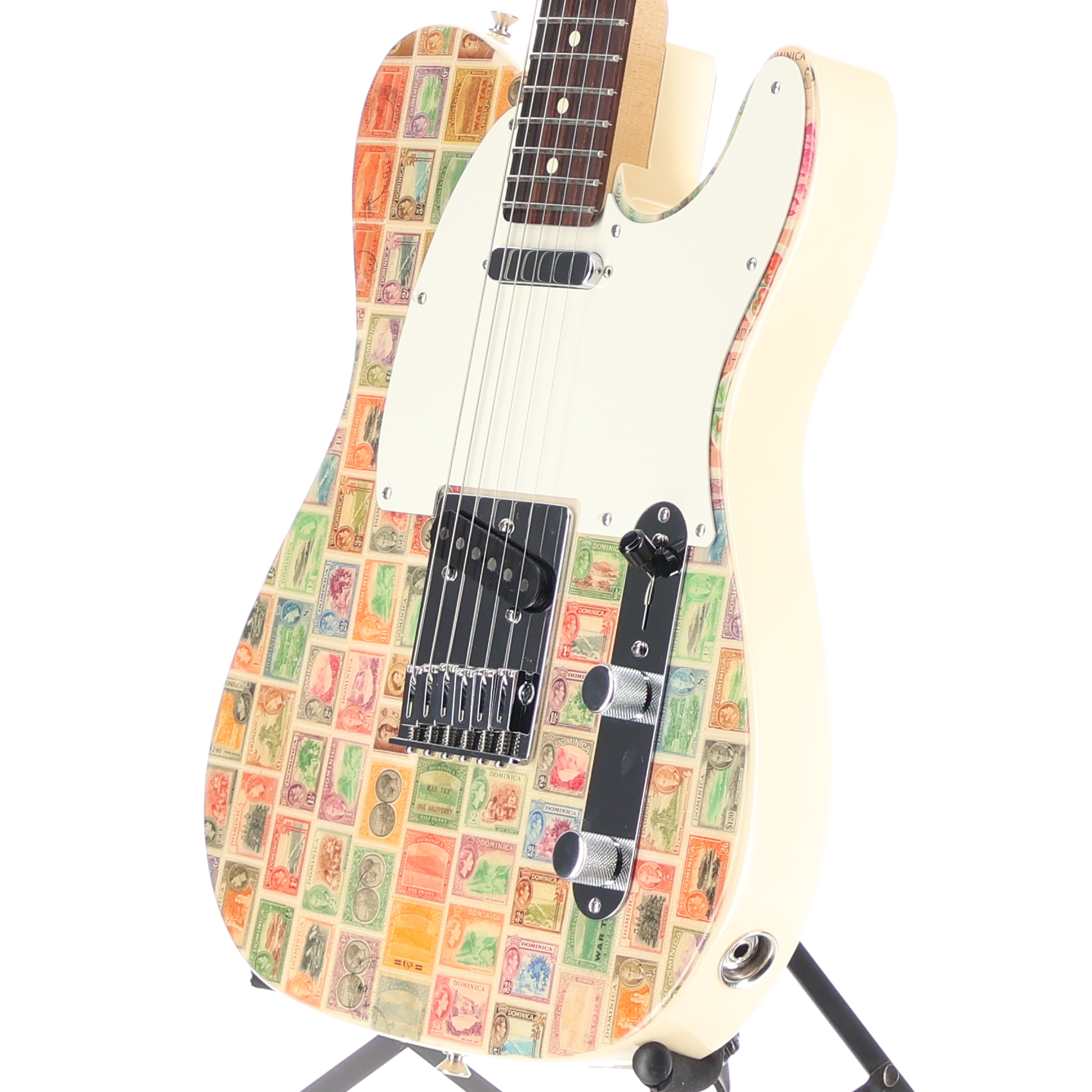 Fender Custom Shop World Stamp Collection Telecaster Electric Guitar - Commonwealth of Dominica, Limited Run (BB10) (69827)