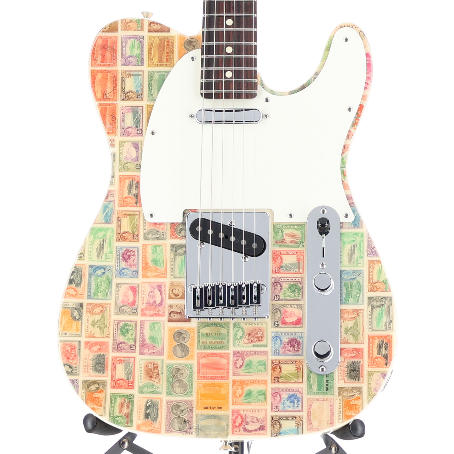 Fender Custom Shop World Stamp Collection Telecaster Electric Guitar - Commonwealth of Dominica, Limited Run (BB10) (69827)