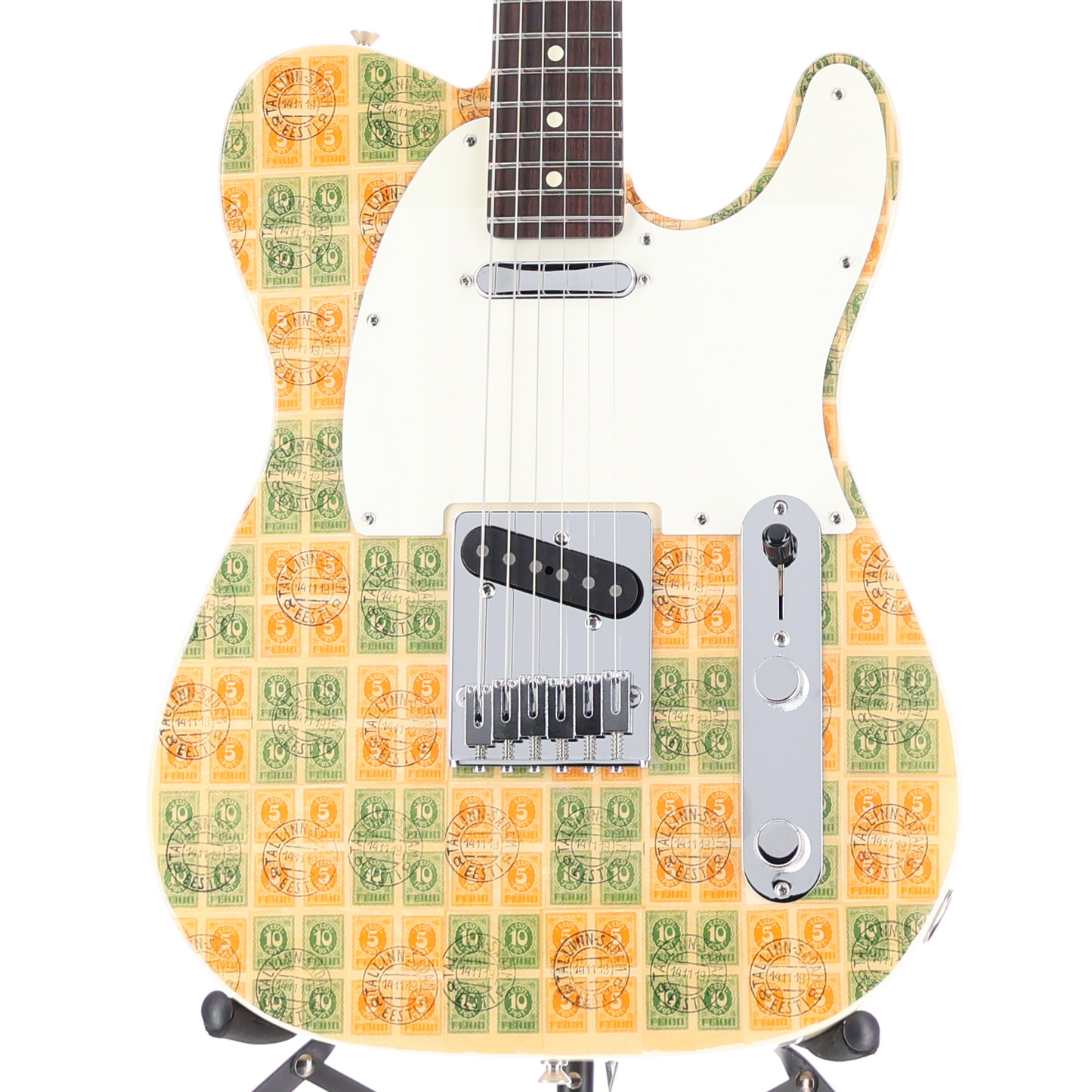 Fender Custom Shop World Stamp Collection Telecaster Electric Guitar - Estonia, Limited Run (Z11) (96632)