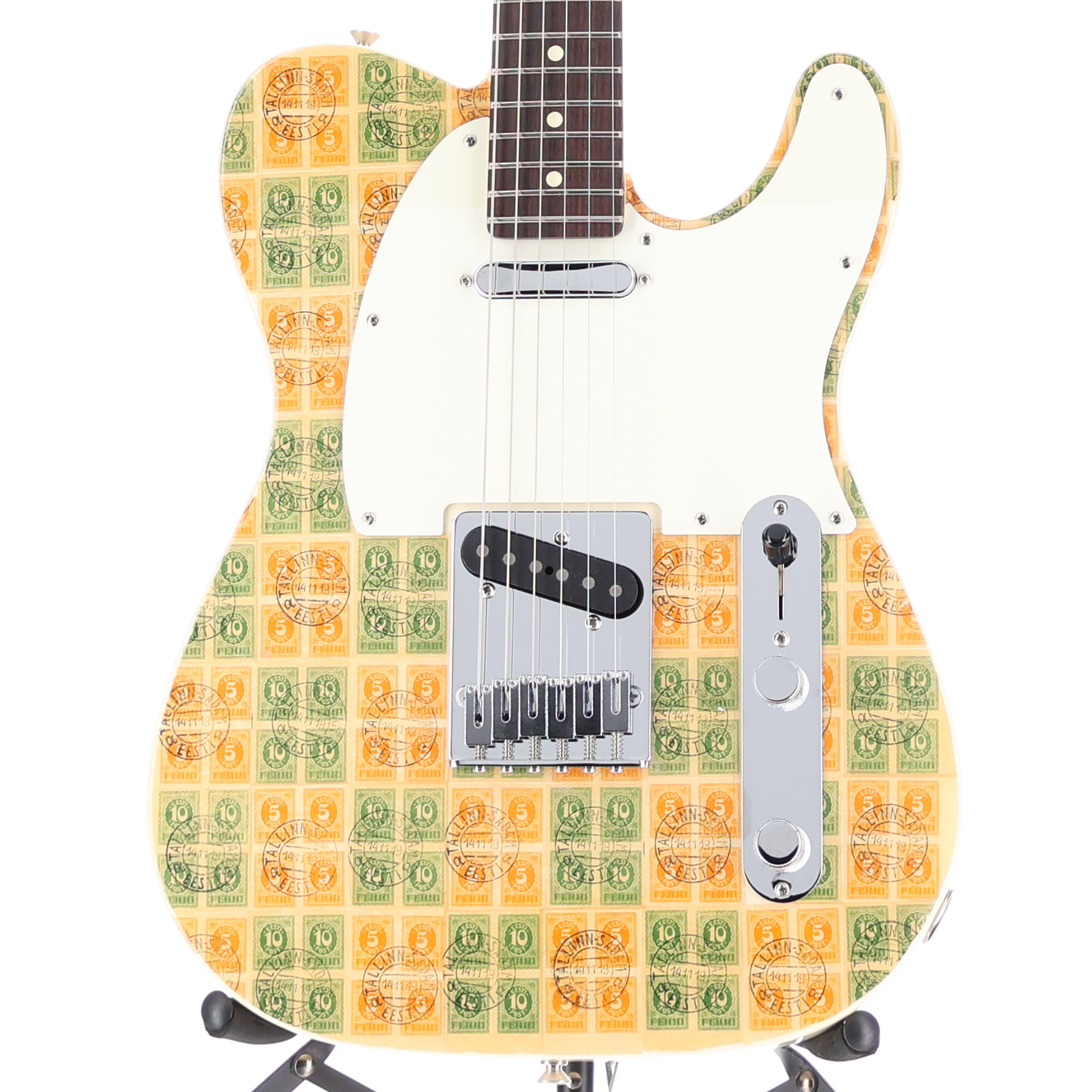 Fender Custom Shop World Stamp Collection Telecaster Electric Guitar - Estonia, Limited Run (Z11) (96632)