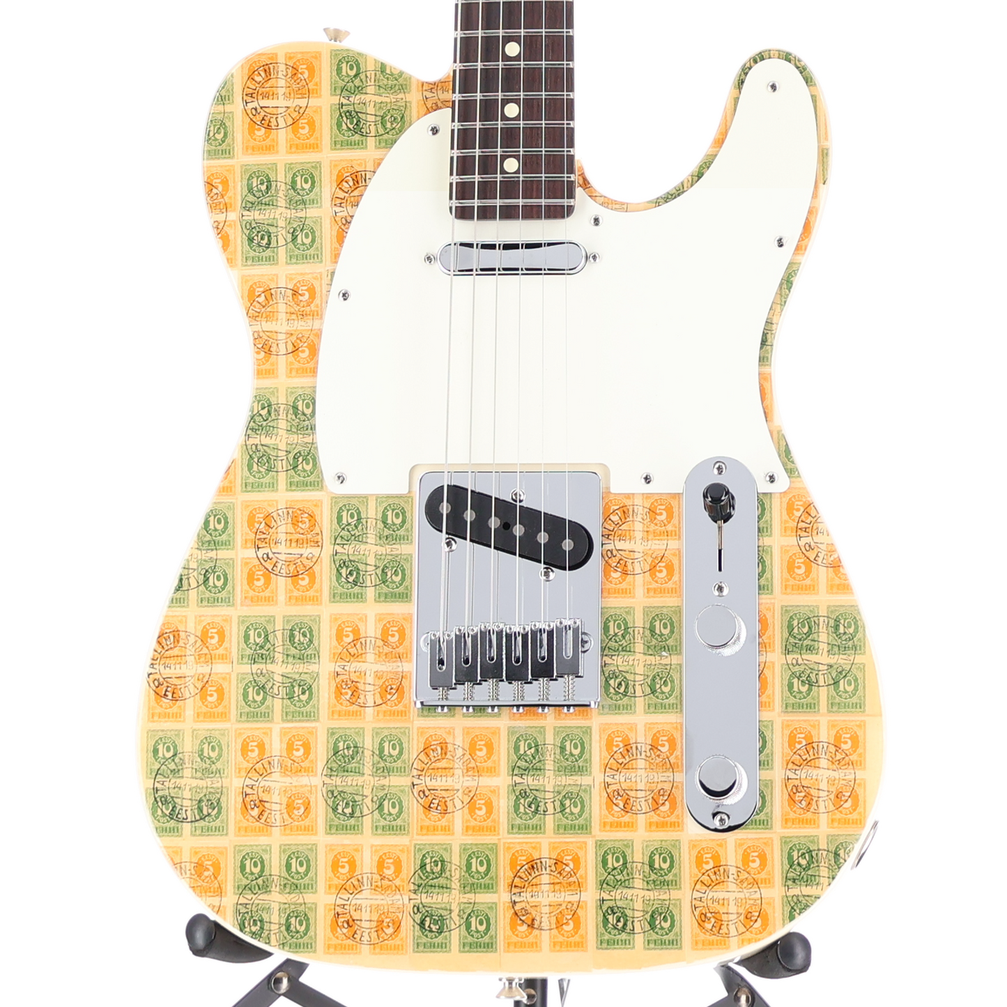 Fender Custom Shop World Stamp Collection Telecaster Electric Guitar - Estonia (Z11) (96632)