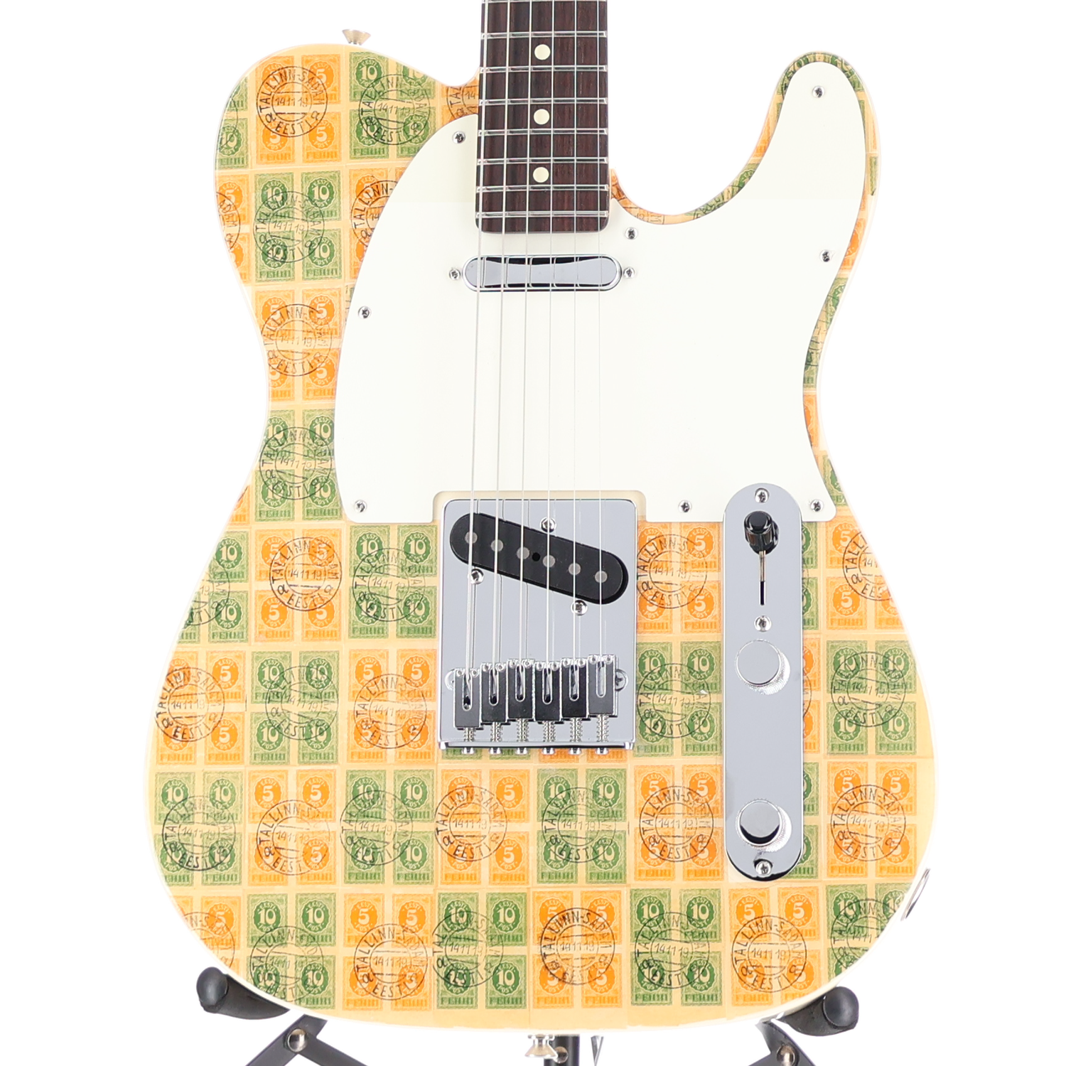 Fender Custom Shop World Stamp Collection Telecaster Electric Guitar - Estonia (Z11) (96632)