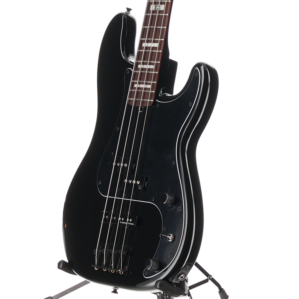 Fender Duff McKagan Deluxe Precision Bass, Rosewood Fingerboard, Black (P1) (00304)