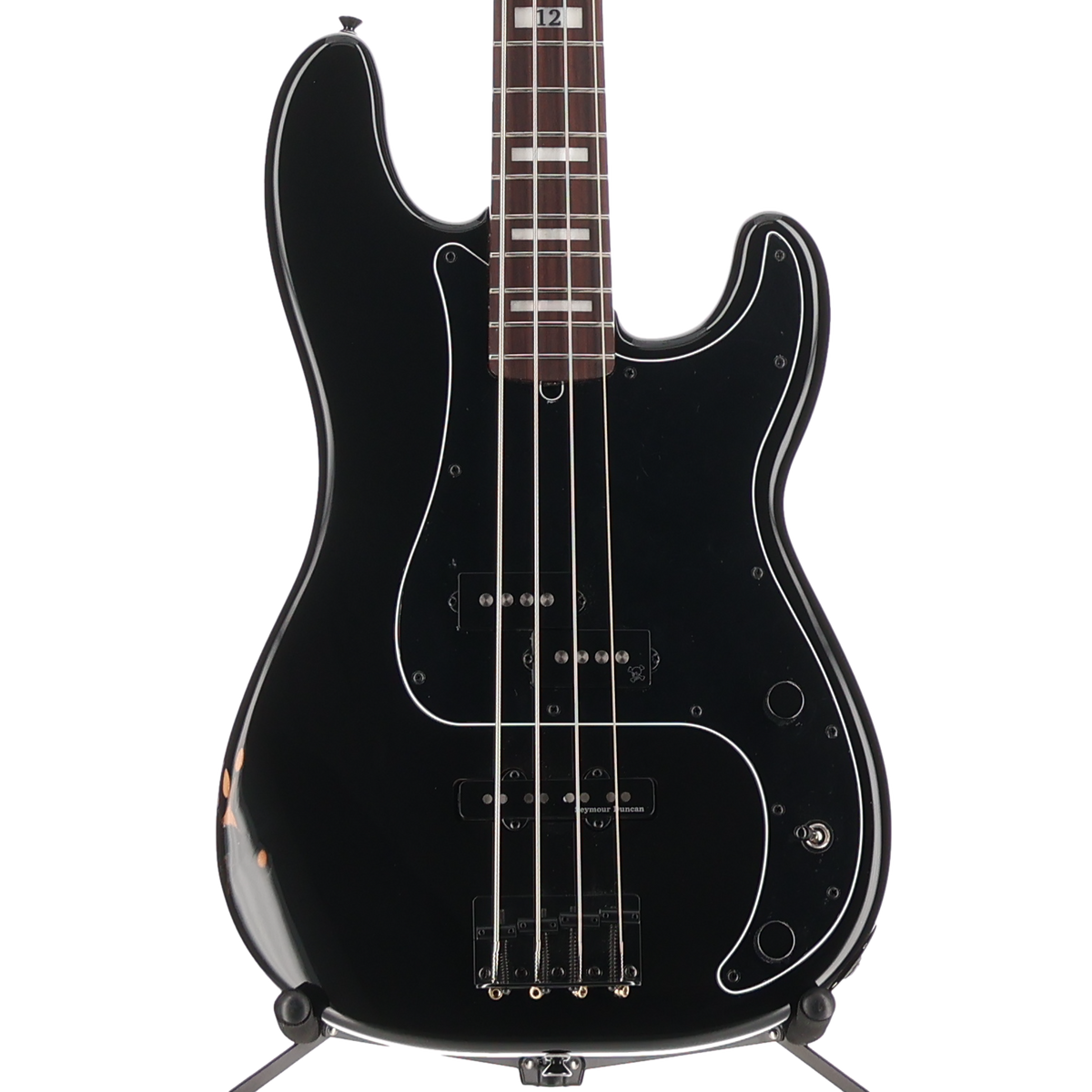 Fender Duff McKagan Deluxe Precision Bass, Rosewood Fingerboard, Black (P1) (00304)