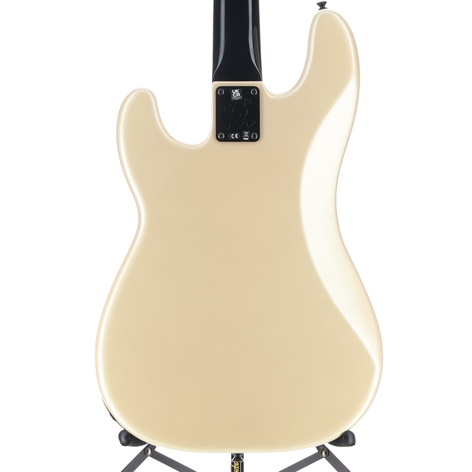 Fender Duff McKagan Deluxe Precision Bass, Rosewood Fingerboard, White Pearl (J8) (01158)