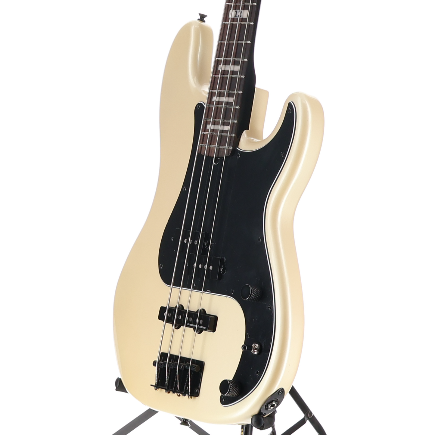 Fender Duff McKagan Deluxe Precision Bass, Rosewood Fingerboard, White Pearl (J8) (01158)