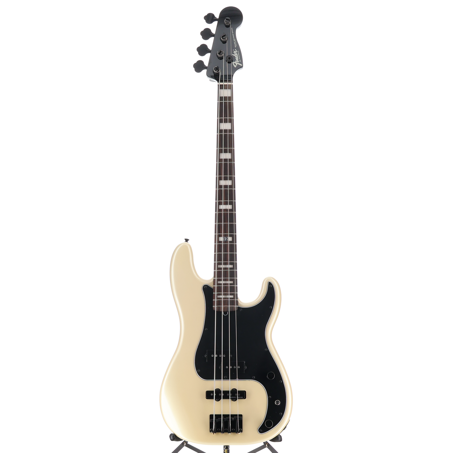 Fender Duff McKagan Deluxe Precision Bass, Rosewood Fingerboard, White Pearl (J8) (01158)