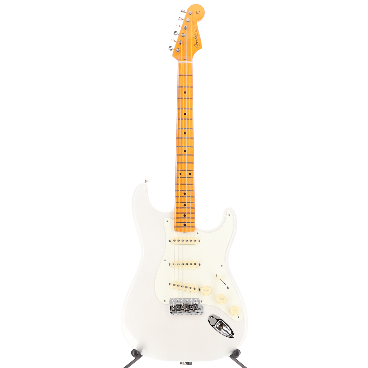 Fender Eric Johnson Stratocaster, Maple Fingerboard, White Blonde (RC3) (23925)