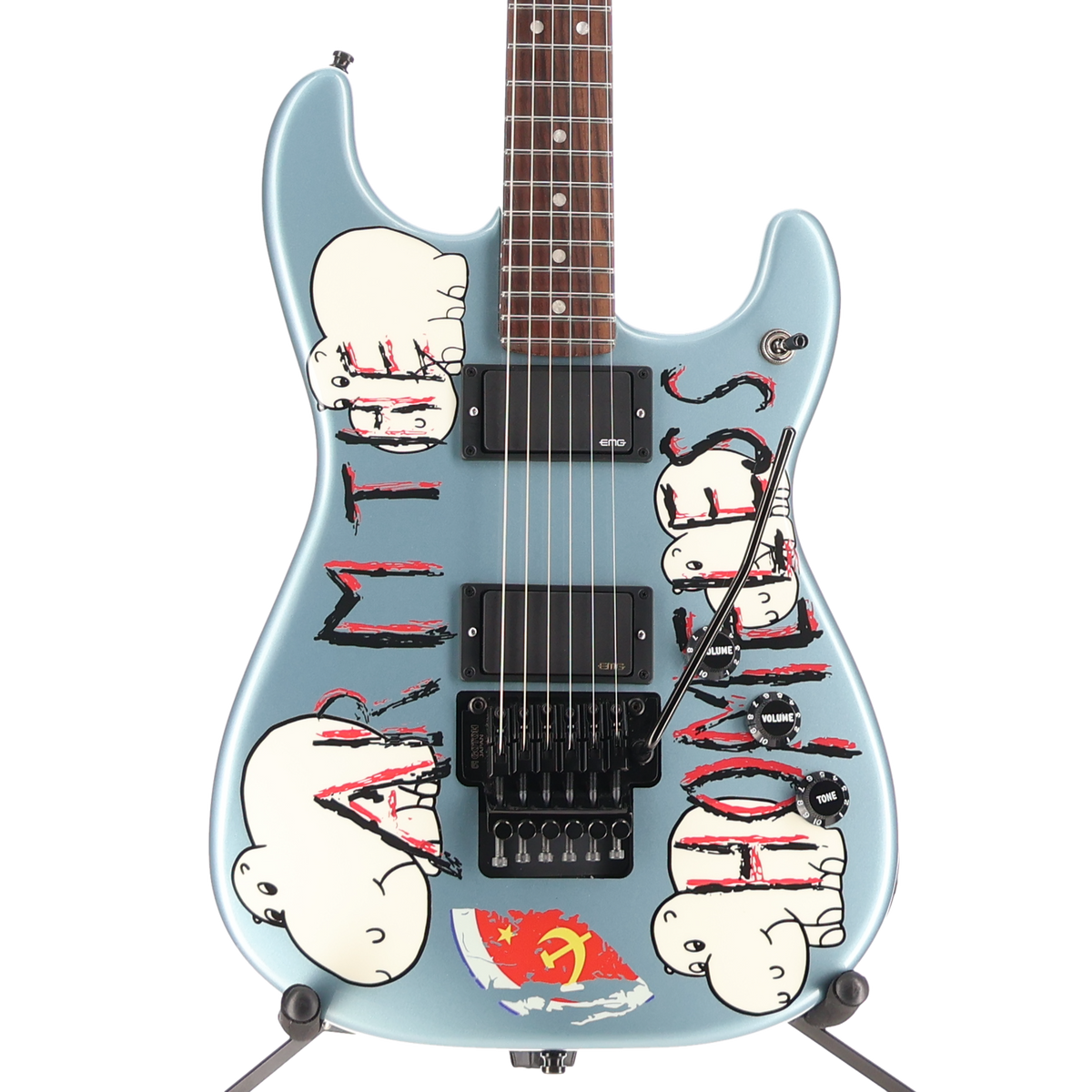 Fender Fender Tom Morello "Arm The Homeless", Blue Ice Metallic (0842) (A13) (00842)