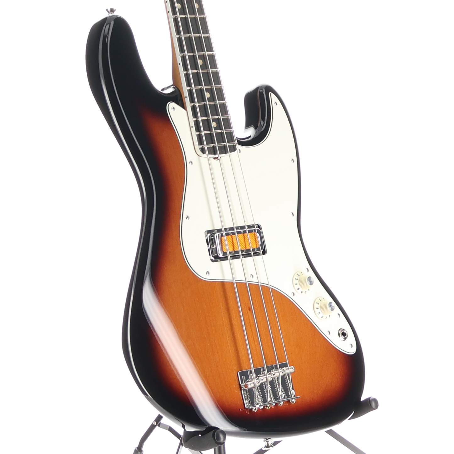 Fender Gold Foil Jazz Bass, 2-Color Sunburst, Ebony Fingerboard, Pro Setup (S2) (01585)