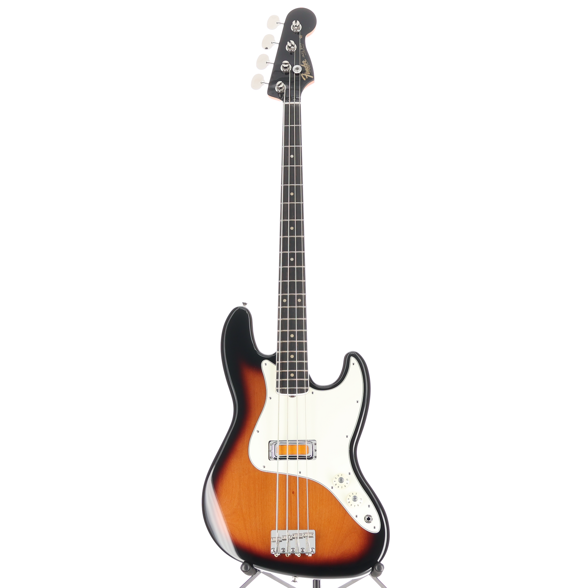 Fender Gold Foil Jazz Bass, 2-Color Sunburst, Ebony Fingerboard, Pro Setup (S2) (01585)