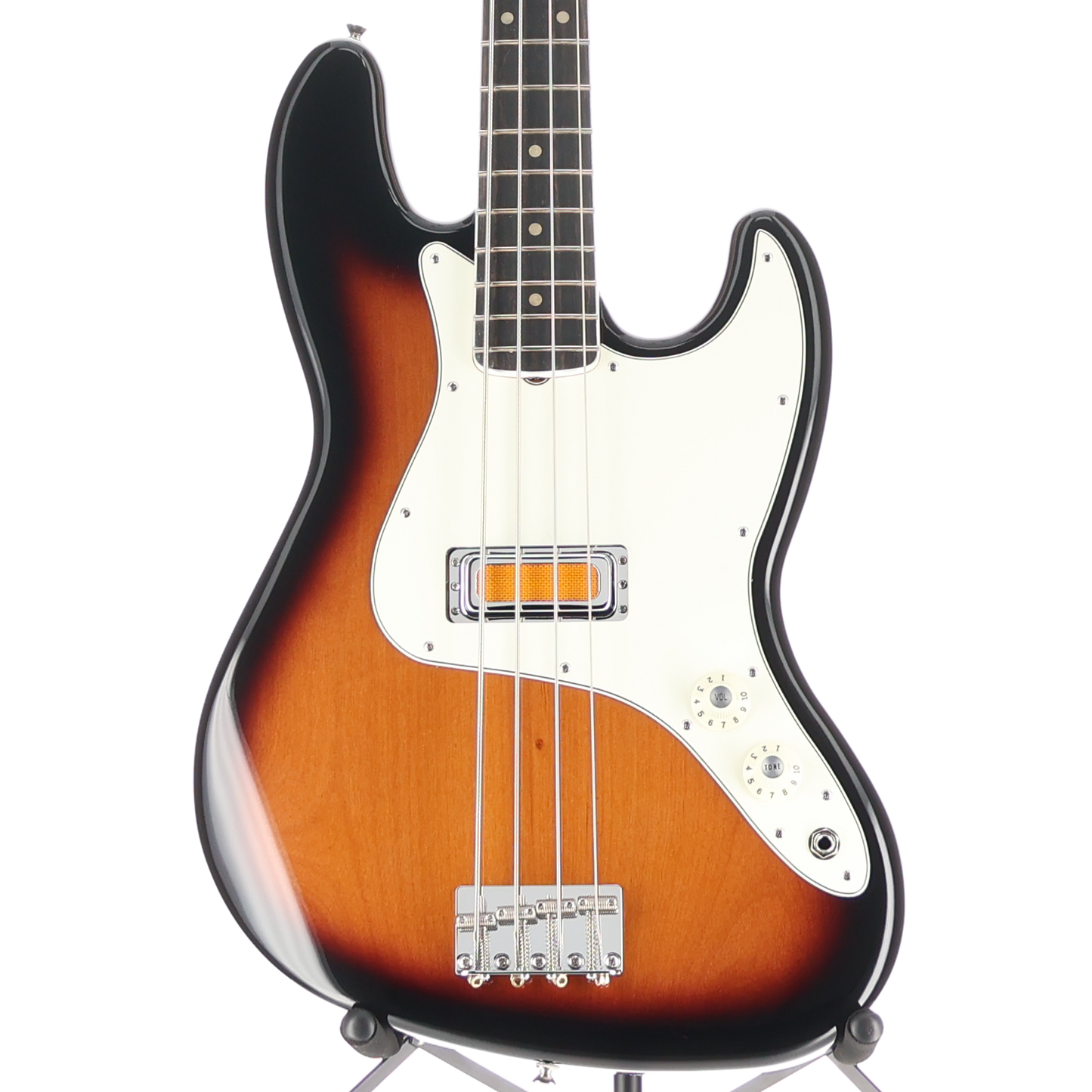 Fender Gold Foil Jazz Bass, 2-Color Sunburst, Ebony Fingerboard, Pro Setup (S2) (01585)