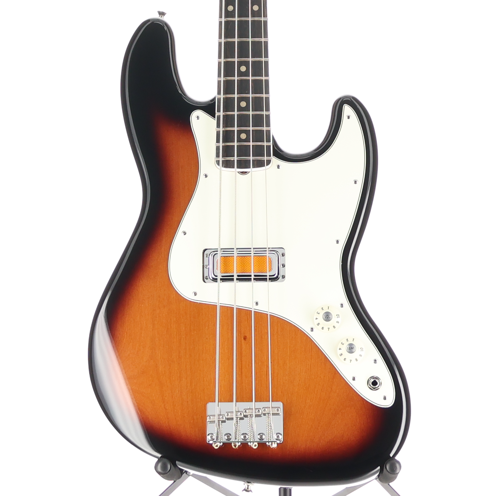 Fender Gold Foil Jazz Bass, 2-Color Sunburst, Ebony Fingerboard, Pro Setup (S2) (01585)