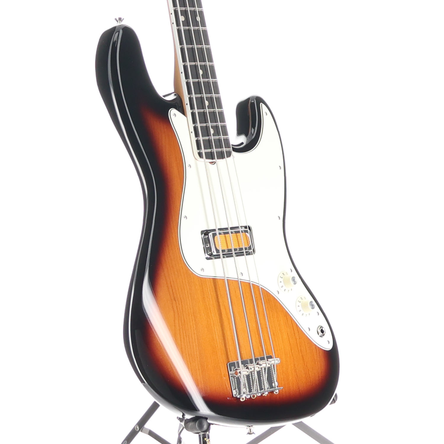 Fender Gold Foil Jazz Bass, 2-Color Sunburst, Plays Great (AA13) (00653)